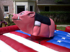 Mechanical bull - Harley the Hog - american flag (includes 1 operator) Mechanical bull - Harley the Hog - american flag (includes 1 operator)